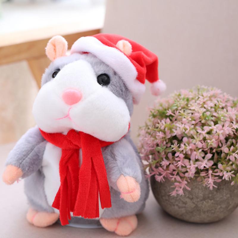 🐹 50% OFF! ✨ Talking Hamster Plush Toy – Repeats Everything You Say, Auto Head Shaking & Touch Response – Hilarious Interactive Gift for Kids, Pets & Adults 🎁