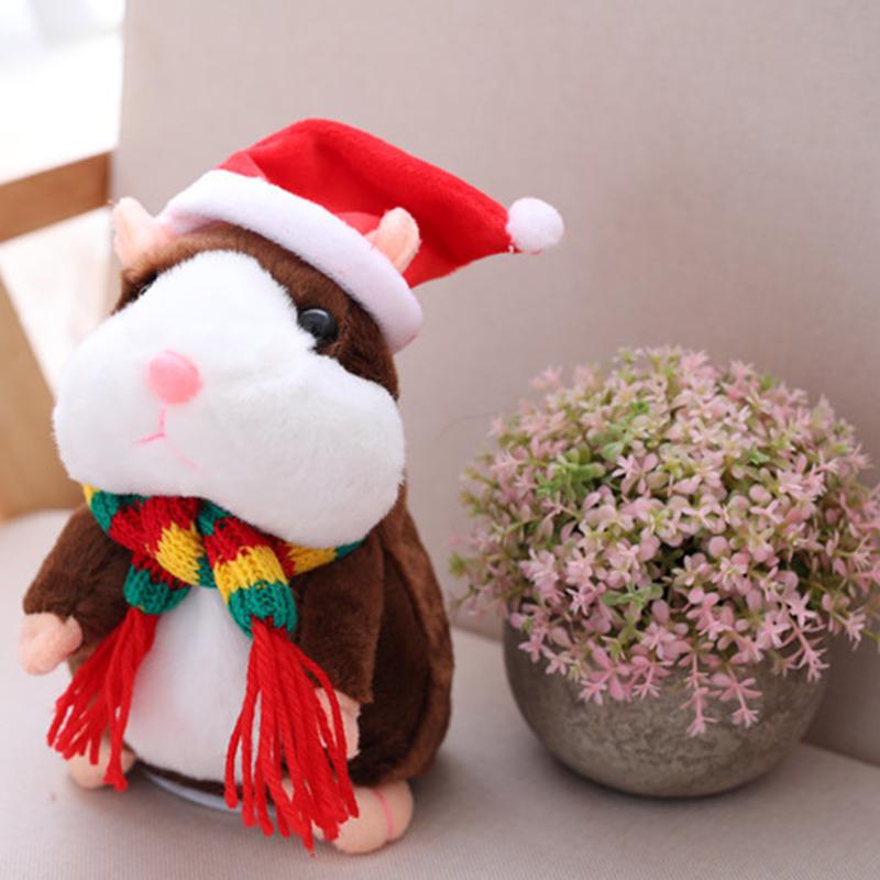 🐹 50% OFF! ✨ Talking Hamster Plush Toy – Repeats Everything You Say, Auto Head Shaking & Touch Response – Hilarious Interactive Gift for Kids, Pets & Adults 🎁