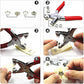 ⏳Time-Limited Special⏰DIY Button‑Sewing Kit – Rust‑Proof Copper Snaps, Hand Plier, Multi‑Colour ✨