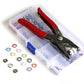 ⏳Time-Limited Special⏰DIY Button‑Sewing Kit – Rust‑Proof Copper Snaps, Hand Plier, Multi‑Colour ✨