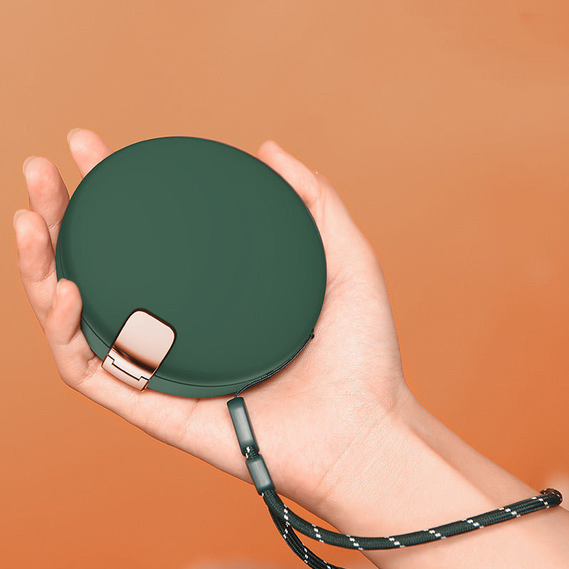 ✨【3-in-1 Portable Power Bank LED Mirror Hand Warmer】✨