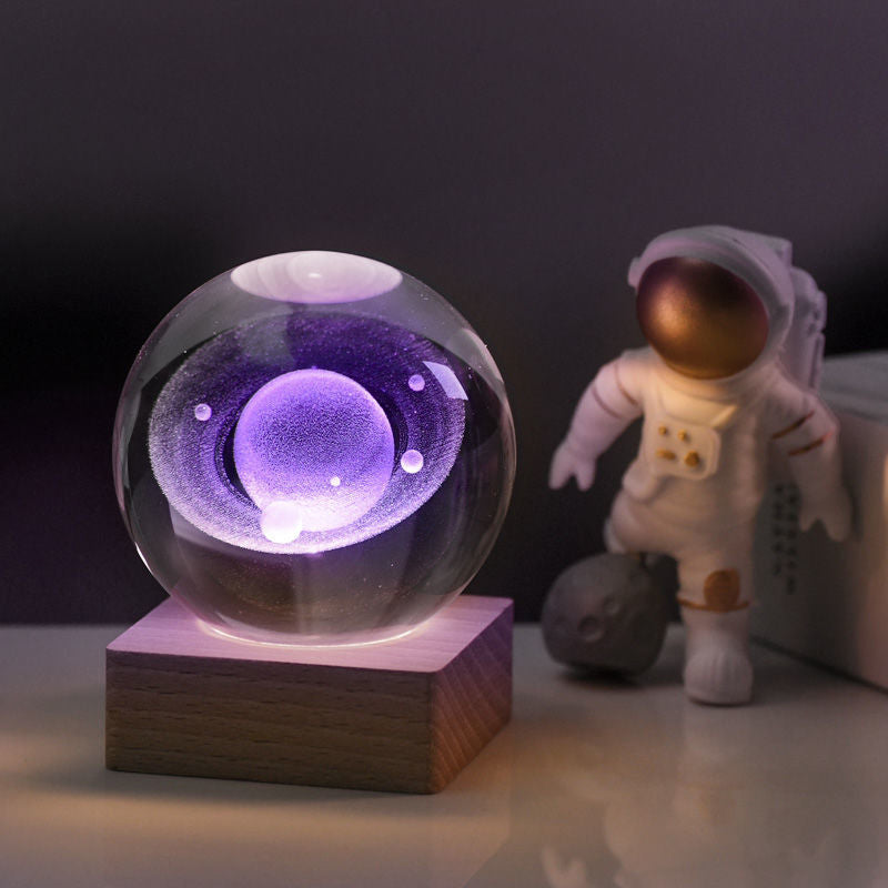 Easter 3D Galaxy Crystal Ball Nightlight Decorlamp（50% OFF）