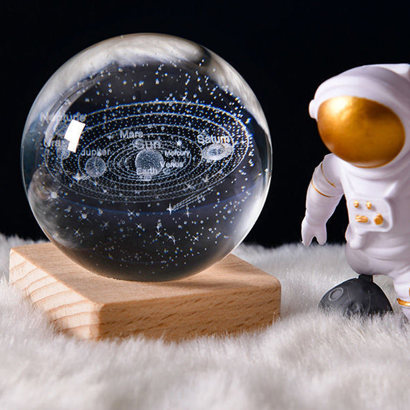 Easter 3D Galaxy Crystal Ball Nightlight Decorlamp（50% OFF）