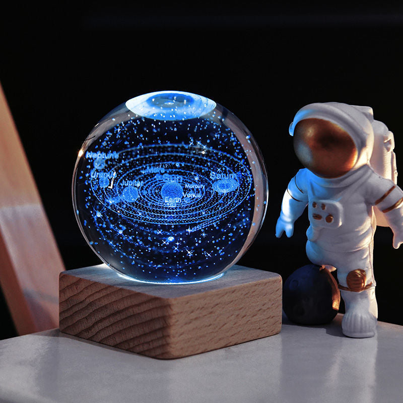 Easter 3D Galaxy Crystal Ball Nightlight Decorlamp（50% OFF）