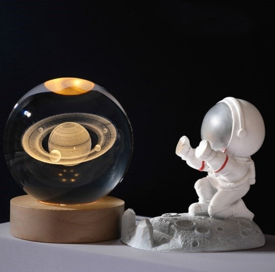 Easter 3D Galaxy Crystal Ball Nightlight Decorlamp（50% OFF）