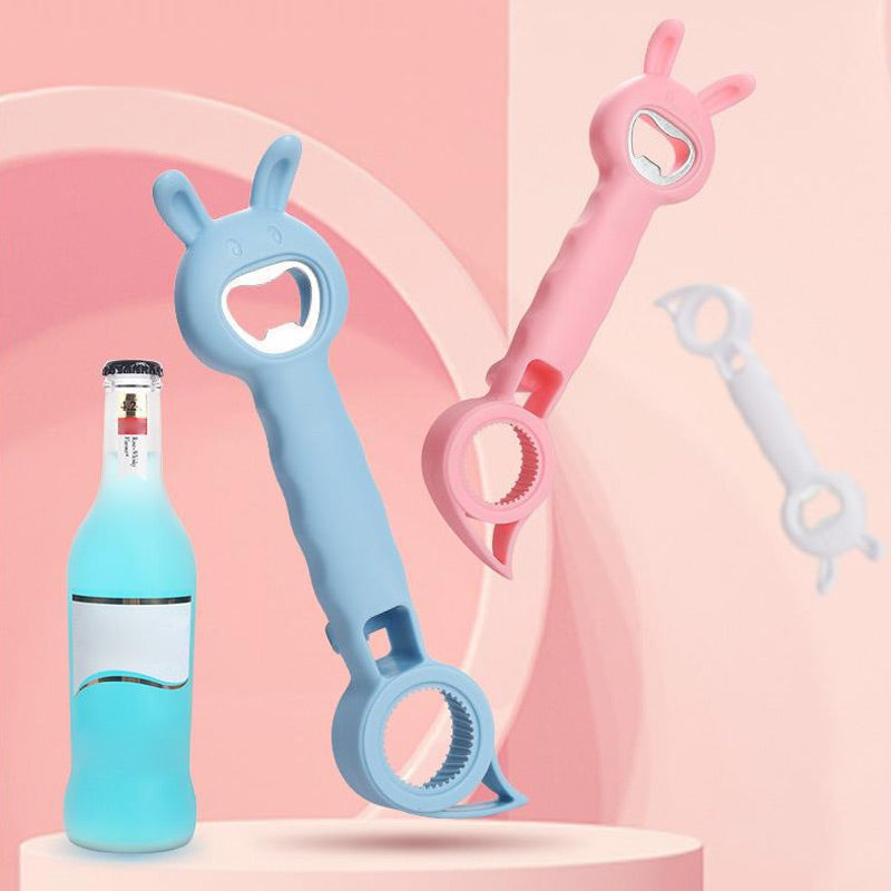 🎁 Buy 2 Get 1 Free! 🍺 4-in-1 Multi-Function Bottle Opener – Beer Cap Remover & Kitchen Bar Tool for Everyday Use