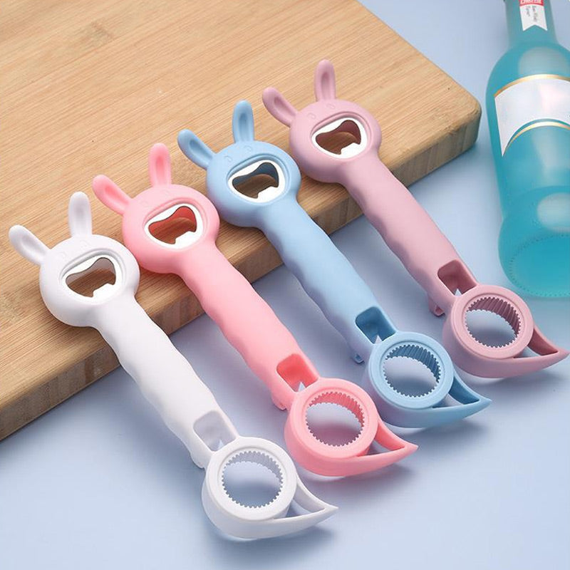 🎁 Buy 2 Get 1 Free! 🍺 4-in-1 Multi-Function Bottle Opener – Beer Cap Remover & Kitchen Bar Tool for Everyday Use