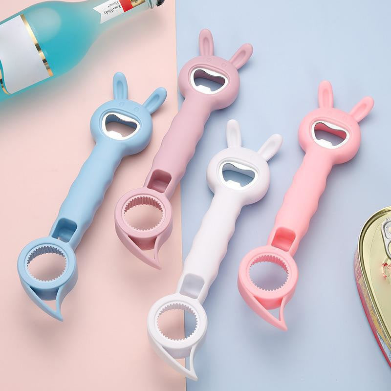 🎁 Buy 2 Get 1 Free! 🍺 4-in-1 Multi-Function Bottle Opener – Beer Cap Remover & Kitchen Bar Tool for Everyday Use