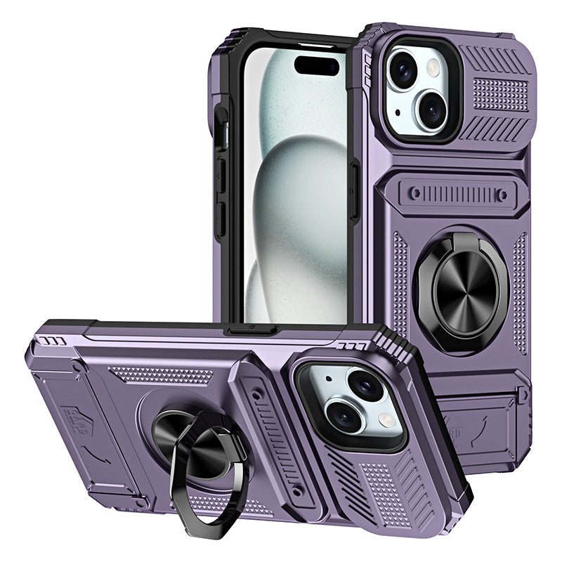 📱 LIMITED-TIME 50% OFF! 💥 Phone Case with Card Holder & Ring Grip – Kickstand, Magnetic Mount, Drop Protection