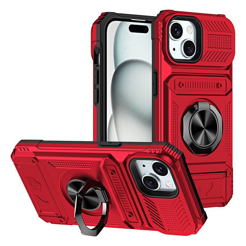 📱 LIMITED-TIME 50% OFF! 💥 Phone Case with Card Holder & Ring Grip – Kickstand, Magnetic Mount, Drop Protection