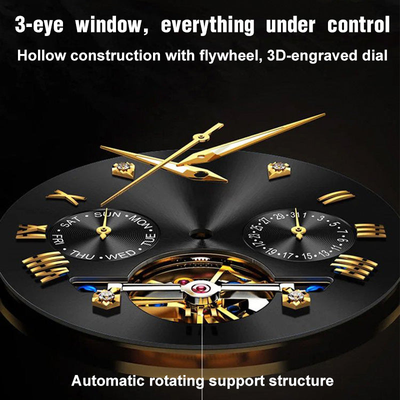 🎁Last Day Promotion🔥Luxury Design Dodecagon Quartz Watch New Multifunctional Men's Wristwatch