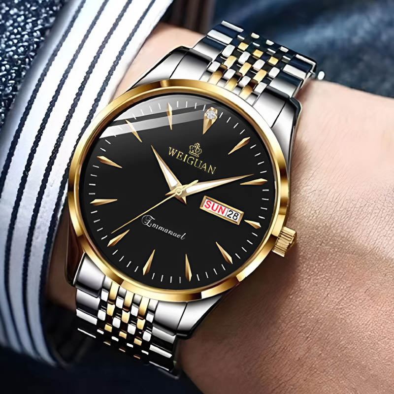 ⌚3ATM Water Resistance + Luminous Dial! 24/7 Confidence on the Wrist for the Professional Gentleman