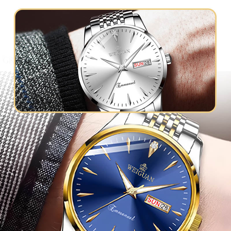 ⌚3ATM Water Resistance + Luminous Dial! 24/7 Confidence on the Wrist for the Professional Gentleman