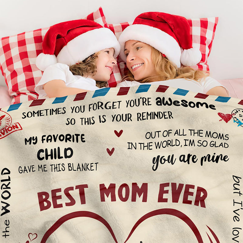 🛋️ LIMITED-TIME 50% OFF! ❤️ Ultra Soft Flannel Warm Blanket – Cozy, Cute Messages, Perfect Gift for Mom 🎁