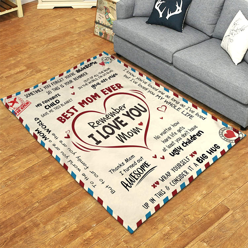 🛋️ LIMITED-TIME 50% OFF! ❤️ Ultra Soft Flannel Warm Blanket – Cozy, Cute Messages, Perfect Gift for Mom 🎁