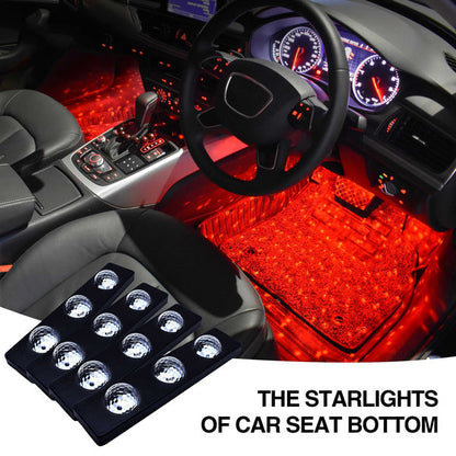 ⏳Time-limited Special⌛Car Interior USB Star Light 4 PCS(7 Color Voice Control with Remote Control)