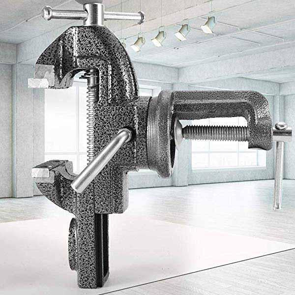 ⏳🔥LIMITED-TIME 50% OFF! ⏰Mini Bench Vice – Heavy-Duty Cast Iron, 360° Rotation & Clamp-On – For Workshops, Garages & DIY 💪