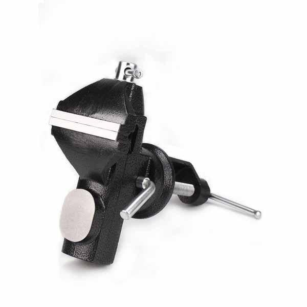 ⏳🔥LIMITED-TIME 50% OFF! ⏰Mini Bench Vice – Heavy-Duty Cast Iron, 360° Rotation & Clamp-On – For Workshops, Garages & DIY 💪
