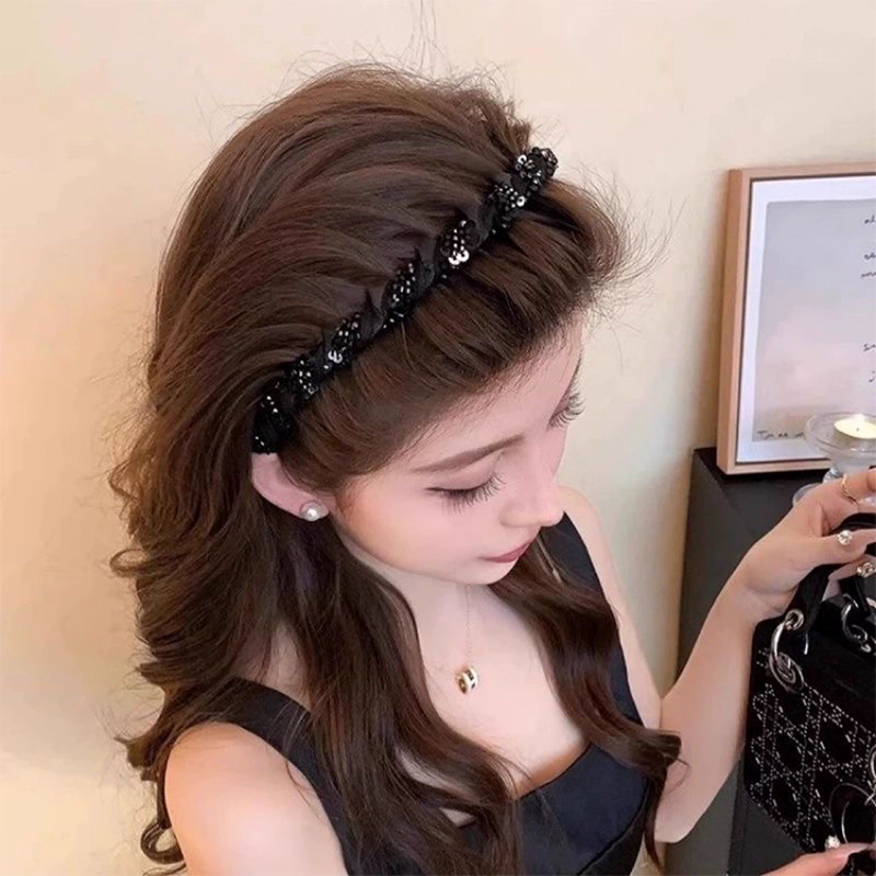 ✨✨Rhinestone Headband with Teeth for Women