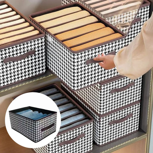 🔥 50% OFF! 👖 Foldable Jeans Organizer for Closet – Save 60% Space & Find Pants in 1 Second! 🏠