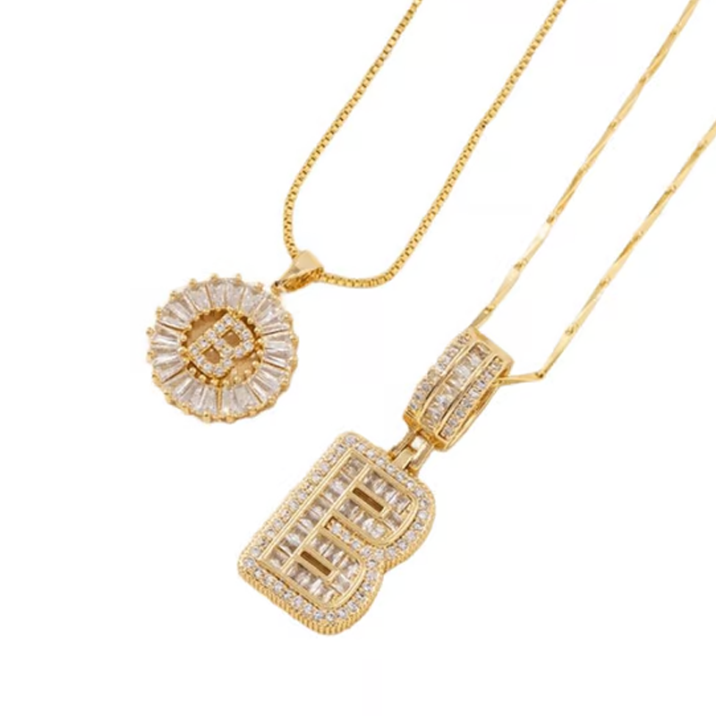 💍Last Day 50% OFF💍 Initial Letter Pendant Necklaces-Best Gift for your friends💝