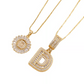 💍Last Day 50% OFF💍 Initial Letter Pendant Necklaces-Best Gift for your friends💝
