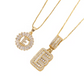 💍Last Day 50% OFF💍 Initial Letter Pendant Necklaces-Best Gift for your friends💝