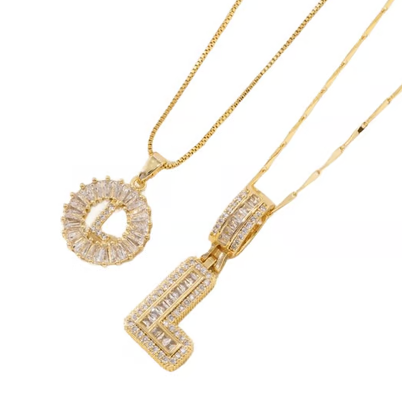 💍Last Day 50% OFF💍 Initial Letter Pendant Necklaces-Best Gift for your friends💝