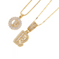 💍Last Day 50% OFF💍 Initial Letter Pendant Necklaces-Best Gift for your friends💝