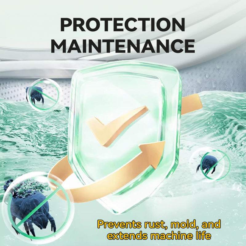 🧼Anti-Odor & Mold Washing Machine Cleaner✨