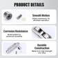 🎅 Hot Sale 49% OFF 🔥80/88 Zinc Alloy Pulley for PVC Windows & Doors