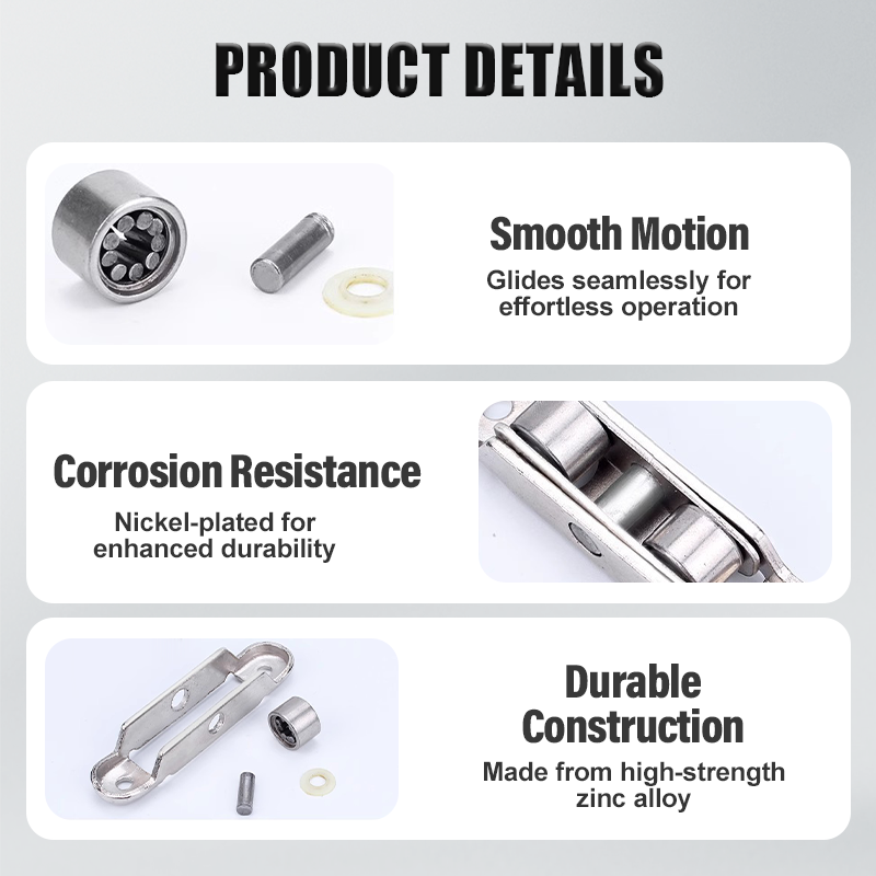 🎅 Hot Sale 49% OFF 🔥80/88 Zinc Alloy Pulley for PVC Windows & Doors