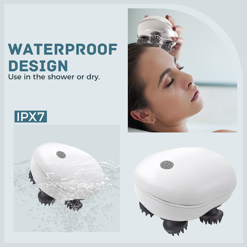 Portable Waterproof Electric Scalp Massager（50% OFF）