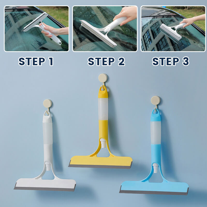🧽 50% OFF NOW ✨ 3-in-1 Cleaning Kit — Spray, Scrub & Wipe Glass Streak-Free 🚗