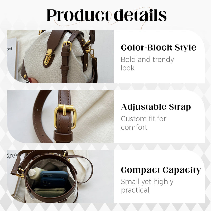 Color-Blocked & Stylish Bag