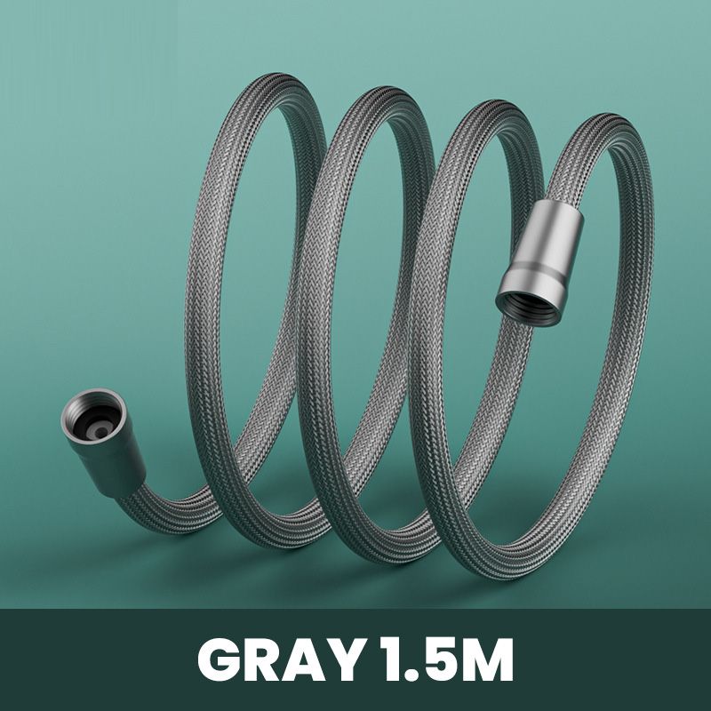 🚿✨ Improved explosion-proof braided shower hose – No more leaks or bursts! ✨🚿