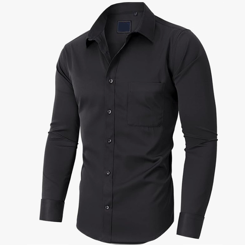 🔥Hot Sale🔥Solid-Color Long-Sleeve Shirt (50% OFF)