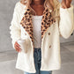 🔥2025 Global Fashion Latest Styles🌎Cozy Coat with Leopard Trim🧥