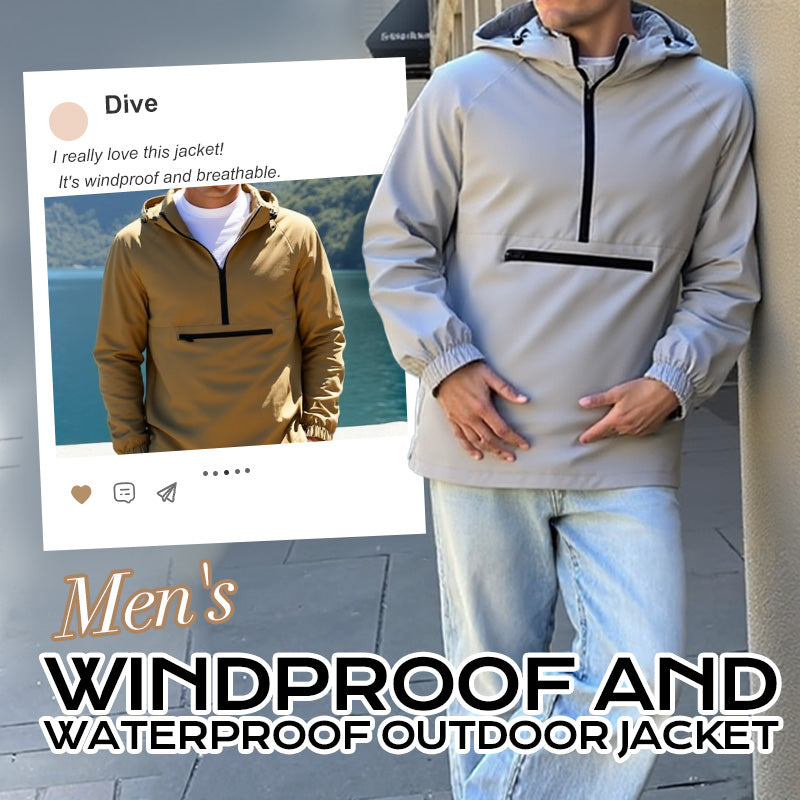 Men's Windproof and Waterproof Outdoor Jacket (50% OFF)