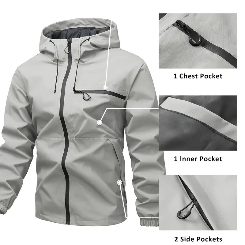 🔥LAST DAY SALE- 49% OFF⛰️Outdoor Sports Solid Color Jacket For Men and Women