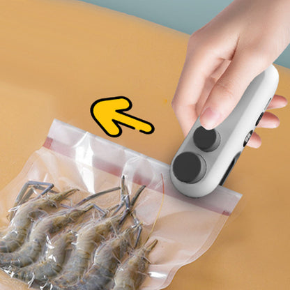 🎉 50% Off Now ✨ Mini 2-in-1 Rechargeable Magnetic Snack Sealer — Seals & Opens Bags in Seconds 🏡