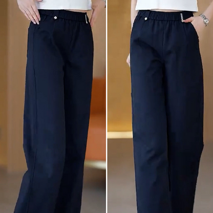 Women's Casual Relaxed Straight Pants（50% OFF）