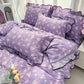 Fresh Ruffled Edge Trim Bedding Set