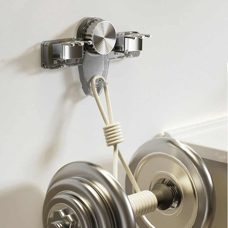 4-Slot Toothbrush Rack with Vacuum Suction
