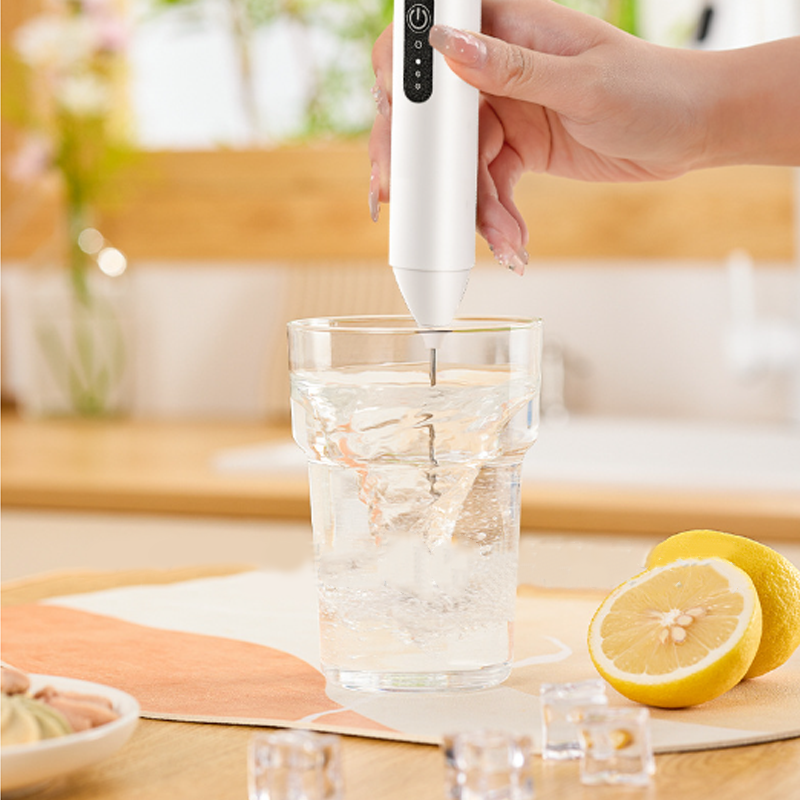 🔥Hot Sale 50% OFF🔥 Electric Drink Foam Mixer – 3-Speed USB Rechargeable, 304 Steel, 15s Froth ☕