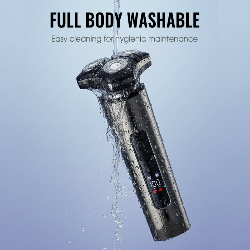 Multi Functional Electric LED Display 3-Blade Razor for Men（50% OFF）