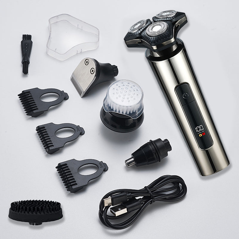 Multi Functional Electric LED Display 3-Blade Razor for Men（50% OFF）