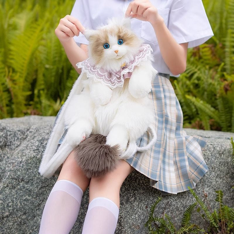 👚 55% OFF HOT SALE! ✨Cute Cat Plush Backpack