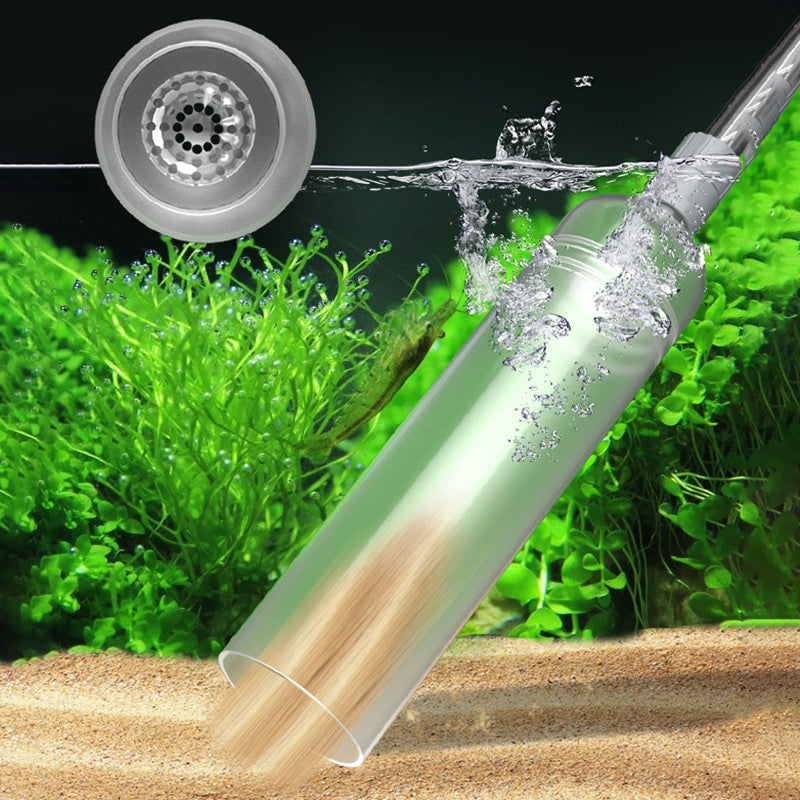 🔥Limited stock available 50% OFF🔥No More Hassle! – Aquarium Vacuum Cleaner with Siphon for Super-Fast Cleaning
