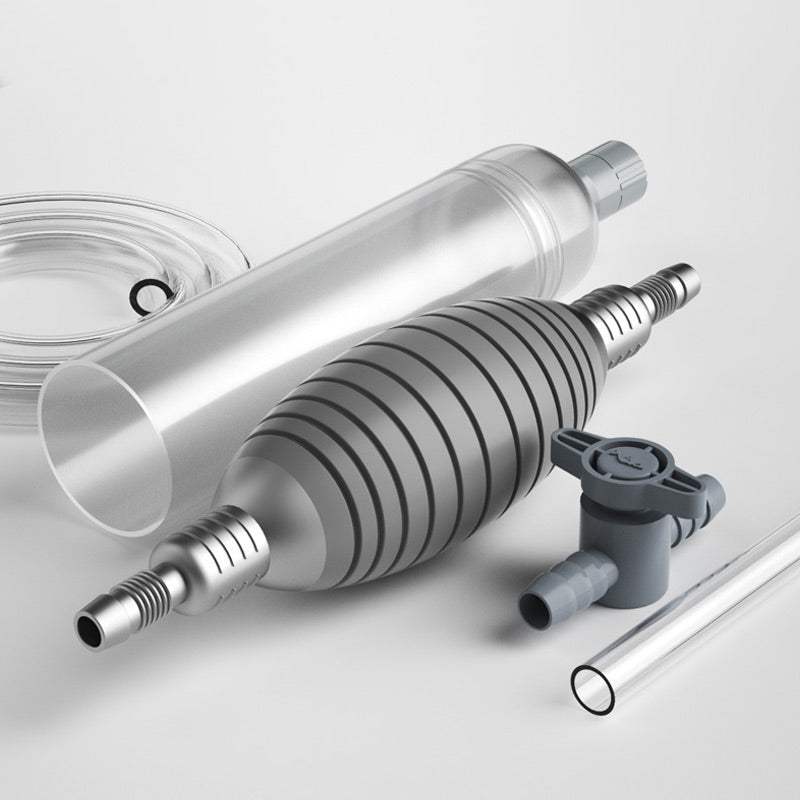 🔥Limited stock available 50% OFF🔥No More Hassle! – Aquarium Vacuum Cleaner with Siphon for Super-Fast Cleaning